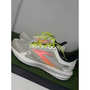 Brooks Women Launch GTS 9 White Pink Nightlife Running Shoe Size 8.5 1103871D148